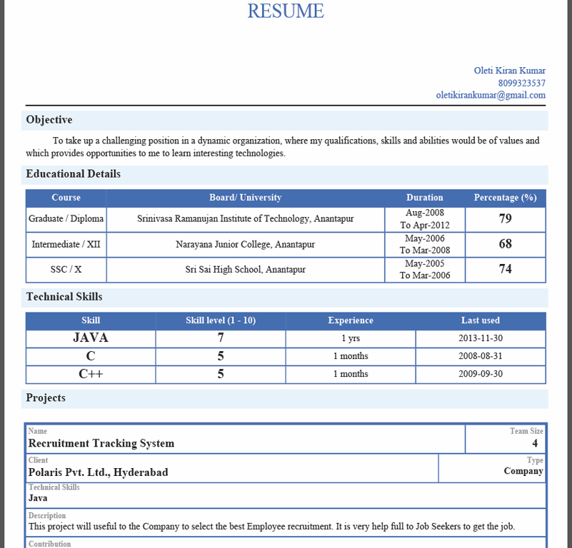 Mc-about-sample-resume